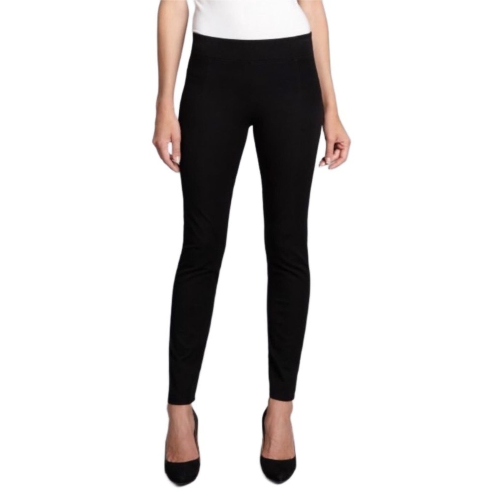 Elie Tahari Black Pull On Skinny Jegging / Leggings Size XS Minimalist Corpcore
